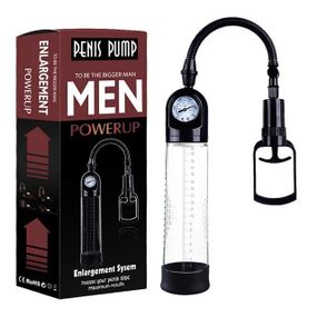 Вакуумный насос Men Powerup со стрелочным манометром и ручным насосом