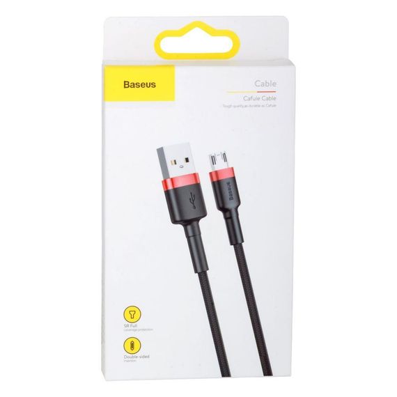 Кабель USB Baseus USB to Micro 2A 3m CAMKLF-H Колір Сiро-Чорний, G1 | Зображення 2