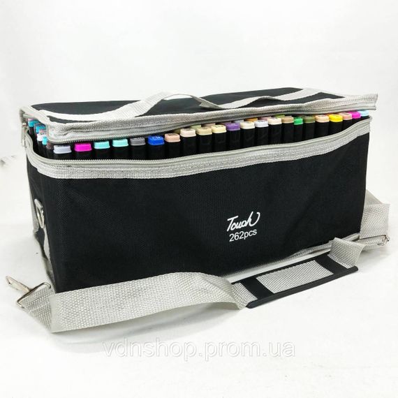 Художественные маркеры с двойным наконечником 262 шт, Набор скетч маркеров для рисования WJ-95 | Зображення 1