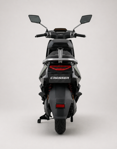 Электроскутер Crosser V5 2500W 72V 35Ah Graphene, до 80 км, 70 км/ч, 2500 Вт, двухместный | Зображення 8