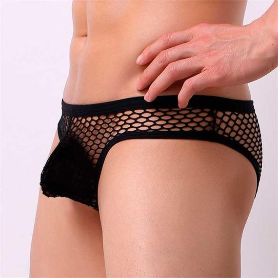 Чоловічі труси в сітку Clever-Menmode чорний | Зображення 4