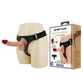 Страпон - Pretty Love Harness Briefs Kewin 7.2" sexstyle