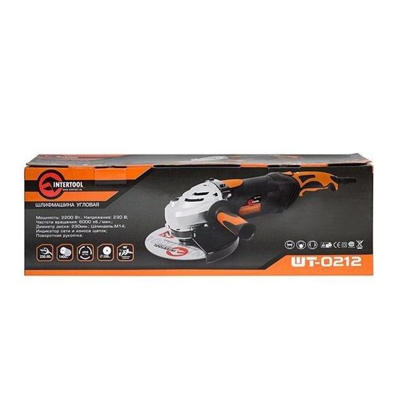 Машина шліфувальна кутова INTERTOOL WT-0212 STORM | Зображення 6