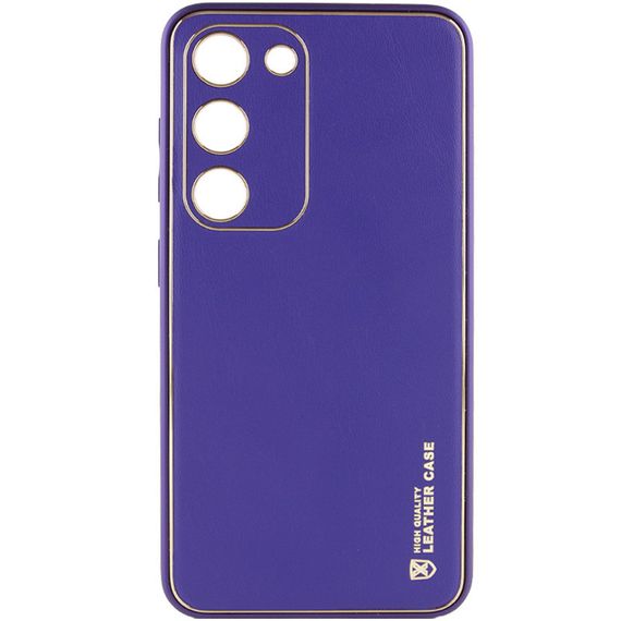 Шкіряний чохол Xshield для Samsung Galaxy S23 Фіолетовий/Ultra Violet
