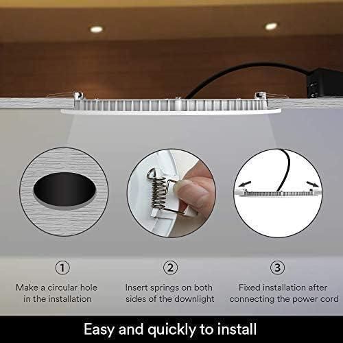 Світлодіодний смарт-світильник Lumary Ultra Slim 12 Вт, 4 шт, RGB, 170 мм, 20 мм, керування зі смартфона | Зображення 2