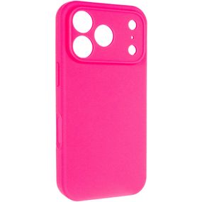 Чохол Silk Full Camera Protective (AA) NO LOGO для Apple iPhone 17 Pro Max / 18 Pro Max (6.9") Рожевий / Barbie pink