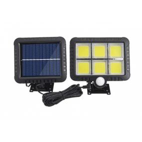 Вуличний ліхтар із датчиком руху Split Solar Wall Lamp на сонячній батареї GL-10cob