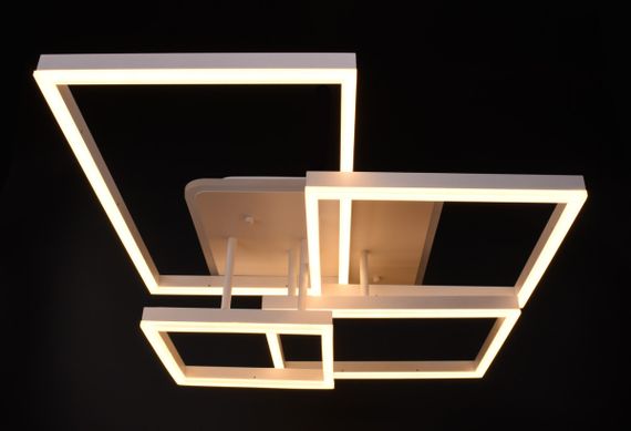 Люстра світлодіодна стельова LED світильник для квартири на стелю лед з пультом 26099 Білий 17х56х71 см. | Зображення 2