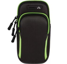 Чехол на руку Primo Sport универсальный спортивный для телефона до 6.5" - Black/Green