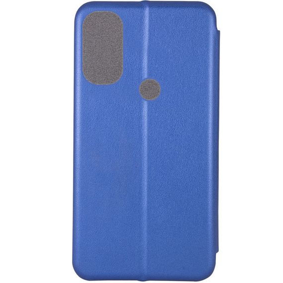Шкіряний чохол-книжка Classy для Motorola Moto E40 Синій | Зображення 1