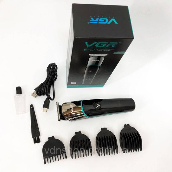 Хорошие машинки для стрижки волос для дома VGR V-291, Триммер с насадками разной длины JW-12