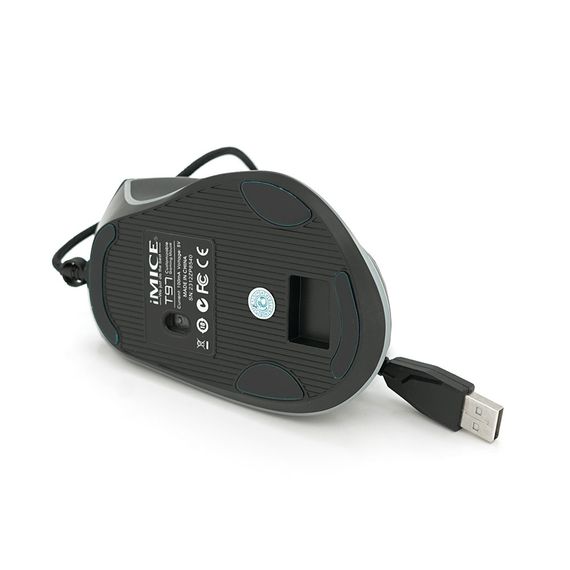 Миша провідна iMICE T97, 7 кнопок, 1000/1600/2400/3200/4800/7200 DPI, Led Lighting, 1,3м, Windows XP/Vista/Win7/8/10 Mac OS X, | Зображення 3