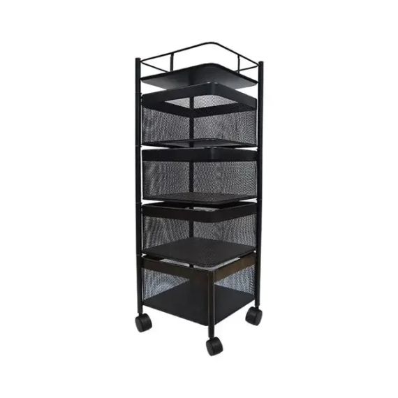 Органайзер кухонный с вращающимися полками Vegetable Rack для хранения овощей и фруктов | Зображення 2
