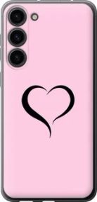 Чехол на Samsung Galaxy S23 Plus Сердце 1 из силикона FCh_083319