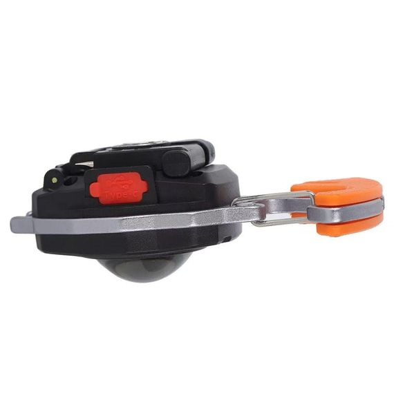 Багатофункціональний LED ліхтарик на карабіні, з USB, W5147 / Акумуляторний ліхтар-брелок / Ручний міні ліхтарик | Зображення 9