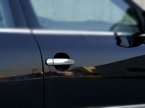 Накладки на ручки (4 шт, нерж) Carmos - Турецька сталь для Skoda Superb 2001-2009 рр