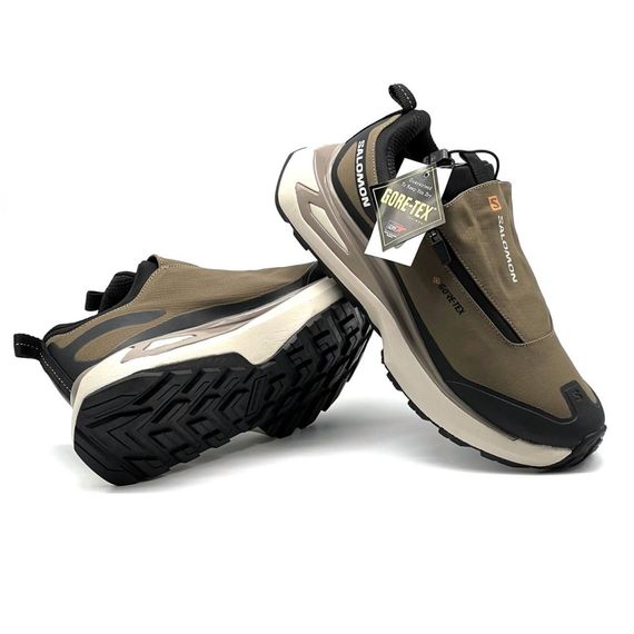 Кросівки Salomon осінь/зима Gore-Tex колір олива | Зображення 5