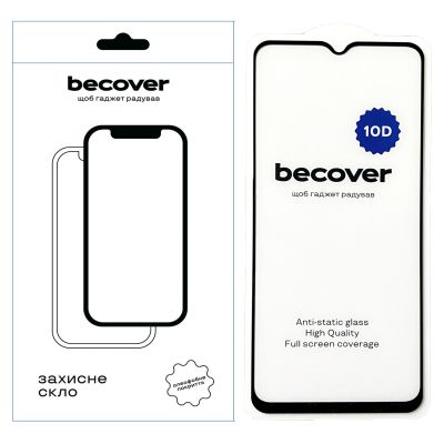 Стекло защитное BeCover Samsung Galaxy A14 4G SM-A145/A14 5G SM-A146 10D Black (711518)