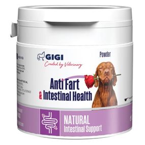Добавка для зменшення газоутворення у собак GiGi Anti Fart & Intestinal Health, 350 гр