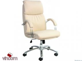 Кресло Новый Стиль NADIR steel chrome comfort (Кожа Люкс LE)
