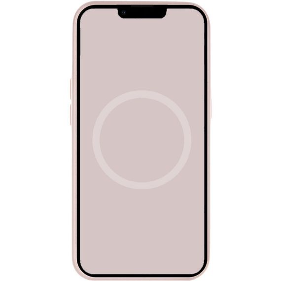 Чохол Silicone case (AAA) full with Magsafe and Animation для Apple iPhone 15 Pro (6.1") Рожевий / Light pink | Зображення 2