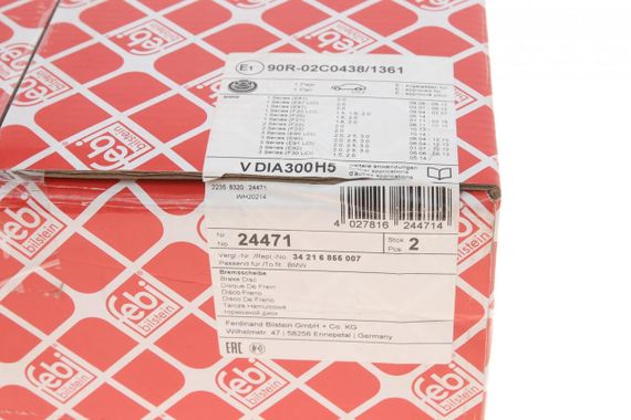 Диск тормозной задний BMW 1 E81 E87 3 E90 E91 E92 05-13 300x20  24471 | Зображення 7
