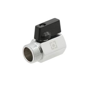 Кран кульовий Raftec BLACK 1/2" ЗВ mini PN10 (RVHSM01)