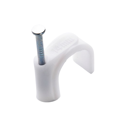 Кабельна кліпса 14мм кругла 100шт/уп Туреччина APRO