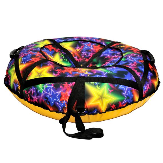 Тюбінг 100 см "Зірка" (Оксфорд, ПВХ) надувні санчата плюшка для снігу | Зображення 3