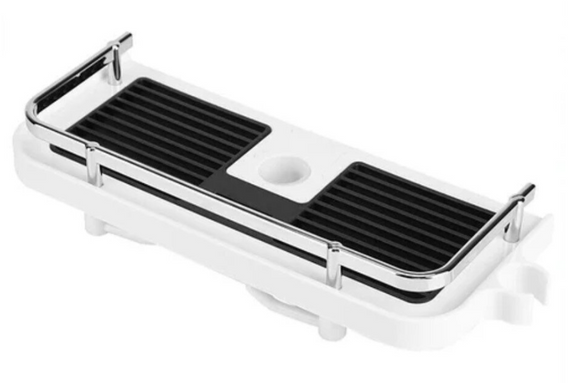 Полиця для ванної кімнати Shower Rack Регульована стійка для душу з тримачем шланга та гачками | Зображення 1