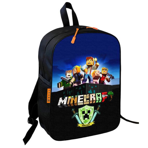 Набор детский Майнкрафт Крипер"Minecraft" рюкзак 36х27см сумка-бананка,кружка с принтом для мальчика (01551) | Зображення 1