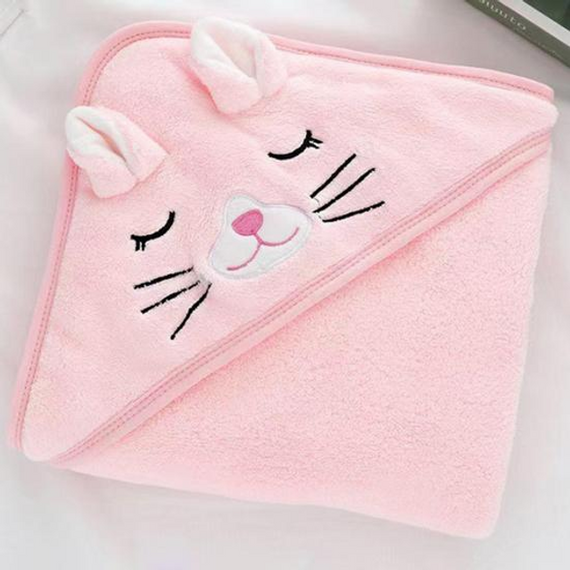 М'який та вбираючий Дитячий Рушник для ванни з капюшоном Зайчик (Т62035) | Зображення 2