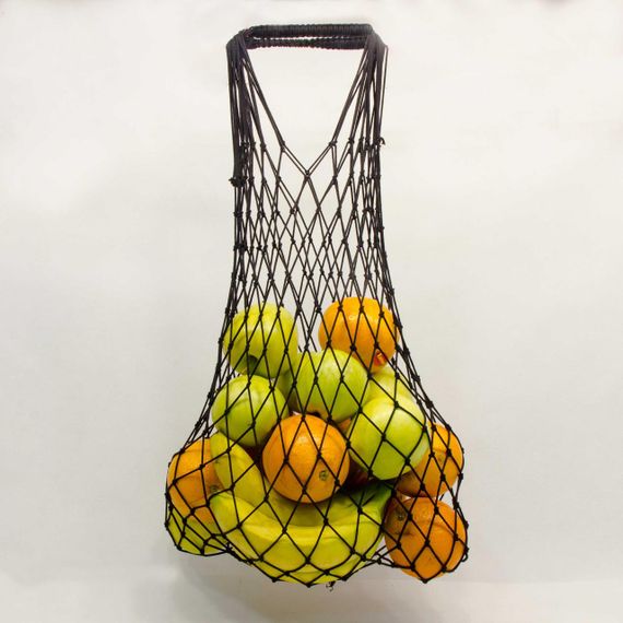 Авоська ГАЛАН-ТЕКСТИЛЬ хлопковая нить чёрная