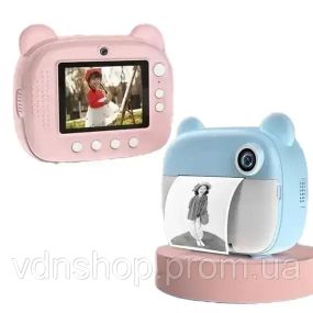 Детская цифровая фотокамера мгновенной печати с термопринтером M&A-2000