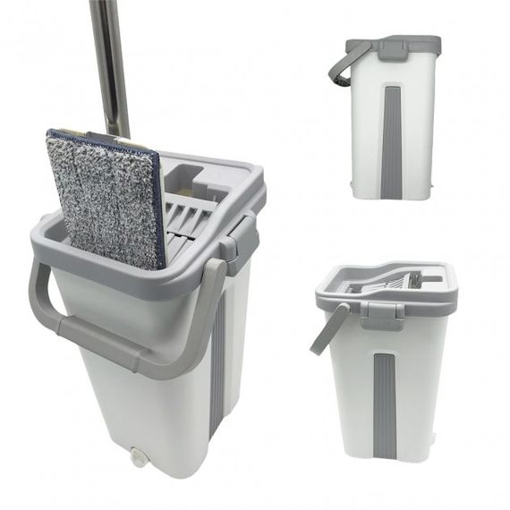 Швабра з відром комплект Scratch Cleaning Mop G3 Middle з автоматичним віджимом і складною ручкою | Зображення 2