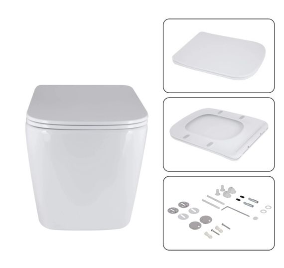 Набір Qtap Nest 4 в 1 підвісний унітаз Tern Ultra Quiet 525x345x360 + комплект інсталяції QT17332303AW47509 | Зображення 3