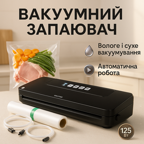 Вакууматор для запаювання пакетів, Вакууматор для пакування в спеціальні пакети Вакуумний QZ-88