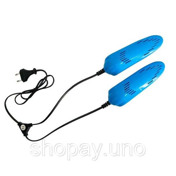 Електрична сушарка для взуття SHOES DRYER, 220V / Електросушарка для сушіння взуття. Колір блакитний XO-87 | Зображення 4