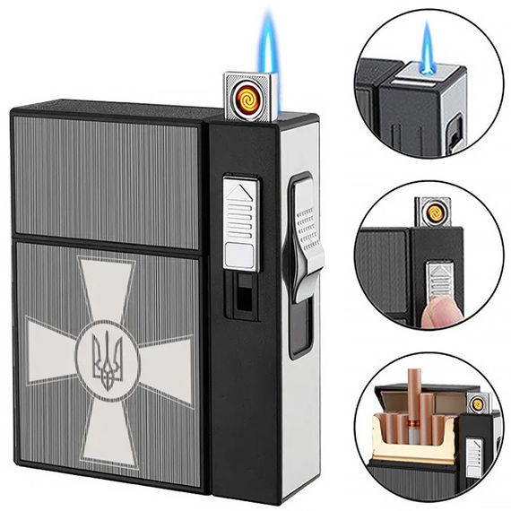 Футляр З Двома Запальничками Під Пачку ЗСУ ПА-65