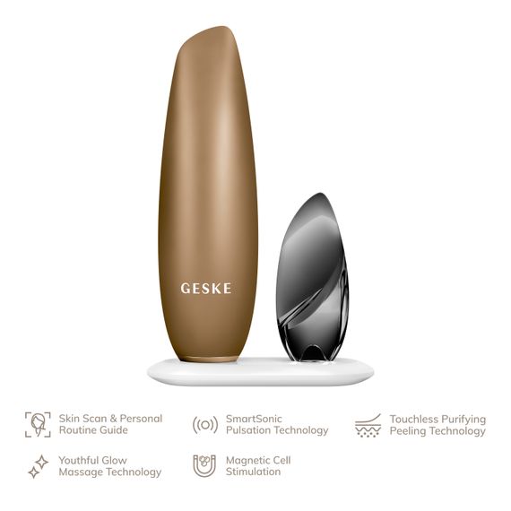 Безконтактна магнітна пілінг-маска GESKE Touchless Magnetic Peeling Mask 5в1 gray | Зображення 1