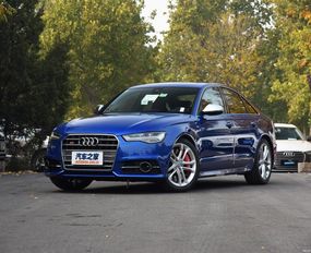 Передній бампер з чорною решіткою S6-Style (2014–2017) для Ауди A6 C7 2011-2017 рр