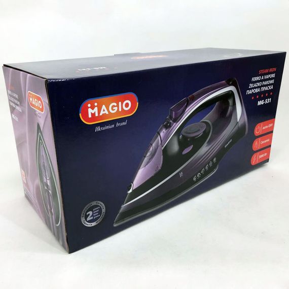 Качественный электрический утюг для дома MAGIO MG-531, Ручной бытовой утюг с паром MR-40