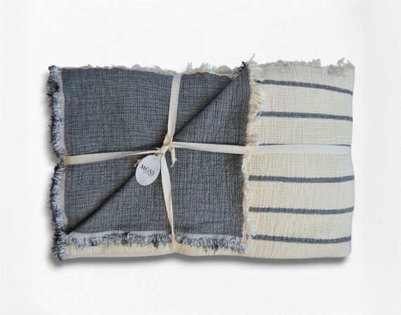 Муслиновое покрывало Moss Exclusive Muslin 230 х 250 см. Lacivert | Зображення 2