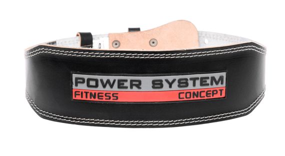 Пояс для важкої атлетики Power System PS-3100 Power шкіряний Black XXL | Зображення 2