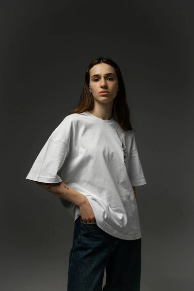 Футболка "ETERNAL SCRIPT" White XL | Зображення 5
