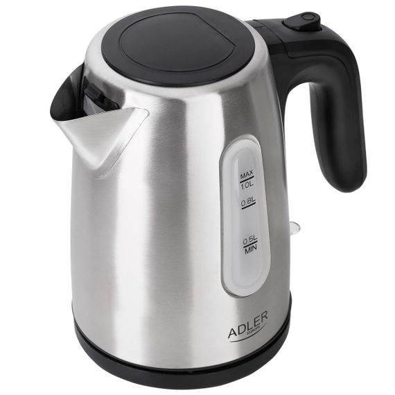 Електрочайник з нержавіючої сталі Adler AD 1273, 1 л, 1200 Вт | Зображення 1