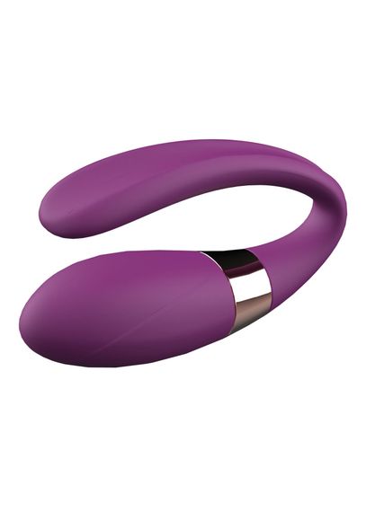 Вібратор для пар - V-Vibe Purple, USB, 7 Function, Remote Control | Зображення 2