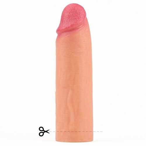 Насадка на член - Revolutionary Silicone Nature Extender Add 1" Flesh Sex Aura | Зображення 1