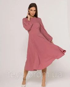 Платье для женщин цвет темно-розовый размер L FI_001203