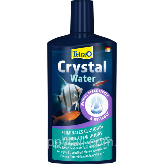 Tetra CrystalWater 250 мл — Засіб для кришталевої чистоти води в акваріумі